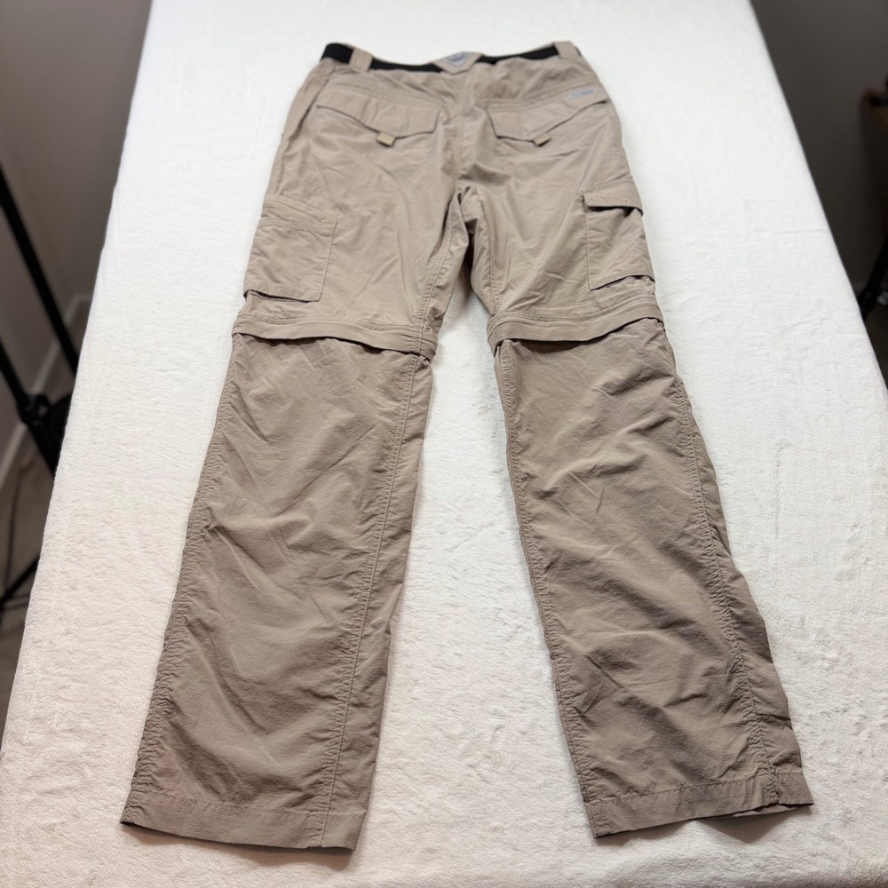 Columbia Silver Ridge Convertible Cargo Pants Mens 30x30 Khaki Excellent XM8003 - Picture 10 of 16